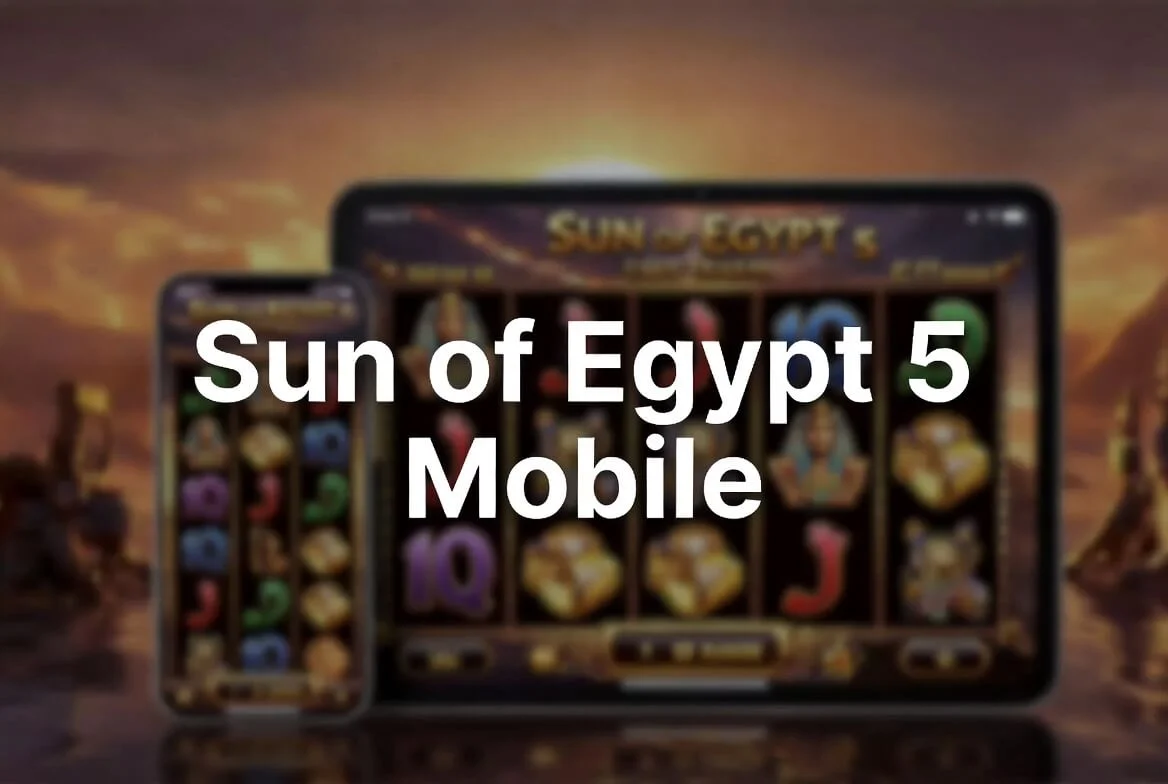 Sun of Egypt 5 запущен на мобильном устройстве в вертикальной ориентации